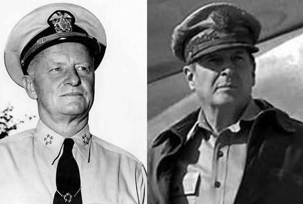 Image result for ,macarthur and nimitz in 1942
